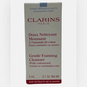 NEW CLARINS Doux Nettoyant Moussant gental foaming cleanser